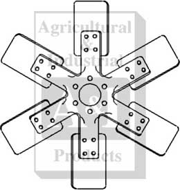 UW21005    Cooling Fan---6 Blade Fan---Replaces 303294056