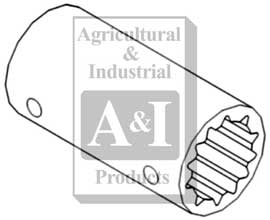 UW60116      Drive Coupler--- Internal PTO Shaft