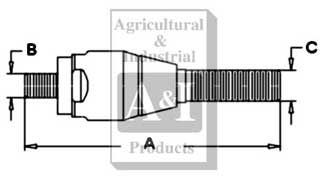 UM2292   Right Ball Joint-4WD---Replaces 3426312M1