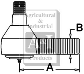 UM2282   Steering Cylinder End---Replaces 3595527M91