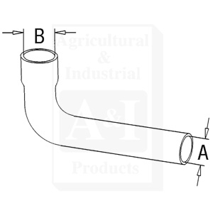 UM21160    Upper Radiator Hose--Replaces 3611652M1