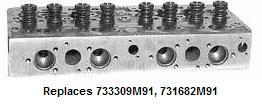 UM14890    New Cylinder Head With Valves For A4.203 Perkins Diesel  