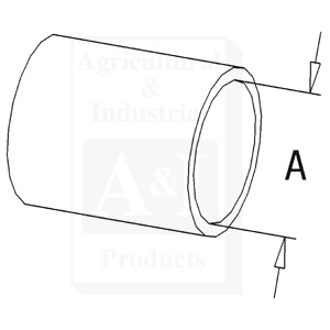 UM21250    Upper Radiator Hose--Replaces 367639X1