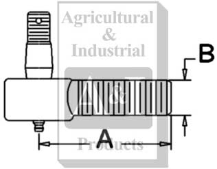 UT0186   Tie Rod--Replaces 379551R92