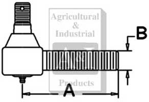 UT0158   Tie Rod--Replaces 382570R92