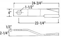 UCP2629    Schulte Rotary Cutter Blade---Replaces 401026