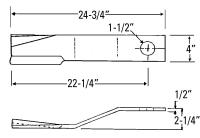 UCP2627    Schulte Rotary Cutter Blade---Replaces 401027