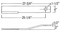 UCP2628    Schulte Rotary Cutter Blade---Replaces 401028