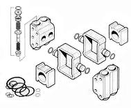 UM70250     Main Hydraulic Pump Repair Kit 