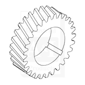 UT1112   Crankshaft Gear--24 Tooth---Replaces 43706D   