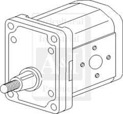 UW70015     Hydraulic Pump-New---Replaces 5121276 