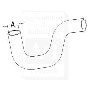 UM20627    Lower Radiator Hose--Replaces 515234M1