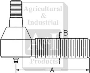 UF02401  Tie Rod End--Replaces 5178338   