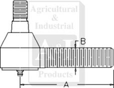 UF02320   Tie Rod Short--Replaces 5178390