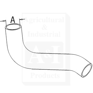 UM20625    Lower Radiator Hose--Replaces 520646M1