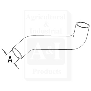 UM20690    Lower Radiator Hose--Replaces 579773M1