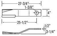 UCP2801    Servis-Rhino Rotary Cutter Blade---Replaces 58-201-3F