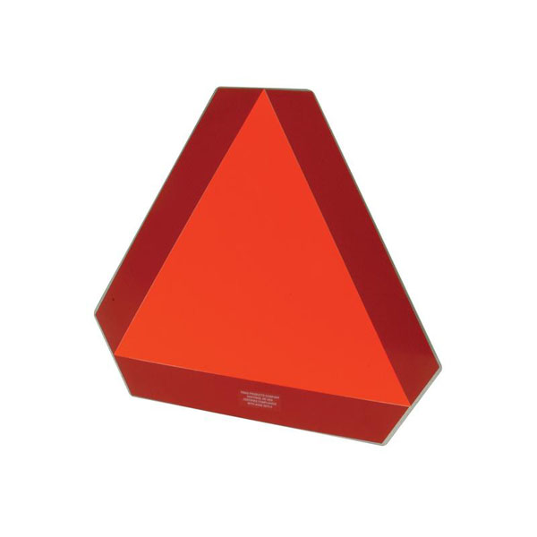 UA999946  Slow Moving Vehicle Emblem on Metal Back
