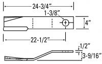 UCP2803    Servis-Rhino Rotary Cutter Blade---Replaces 62-201-3F