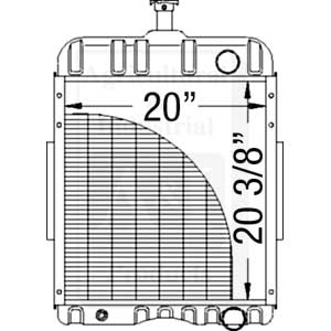 UT1356        Radiator---Replaces 65427C1