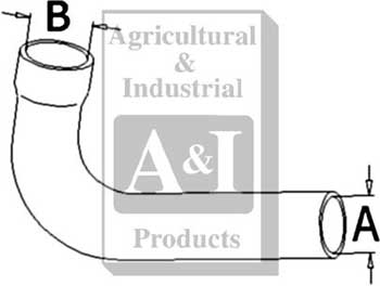 UA30320   Lower Radiator Hose---Replaces 70235356