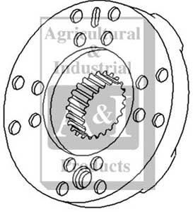 UA61272    Brake Plate Assembly with Lining---Replaces 70277326