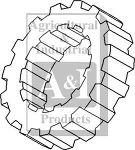 UA61478    Splined Collar, Transmission Mainshaft---Replaces 70246532