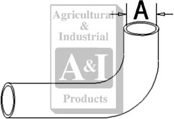 UA30350   Lower Radiator Hose---Replaces 70249760