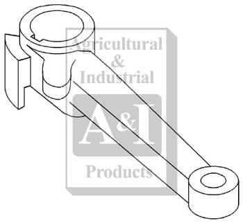 UA10025   Right Steering Arm---Replaces 70256034