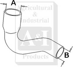 UA30263   Lower Radiator Hose---Replaces 70256374