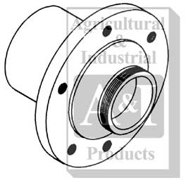 UA10022    Hub---6 Bolt---Replaces 70261418, 236706