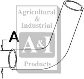 AC20311   Upper Radiator Hose---Replaces 72097704