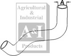 AC20300   Lower Radiator Hose---Replaces 72100734