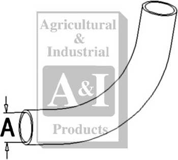 AC20310   Upper Radiator Hose---Replaces 72100735