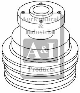 UM20007     Water Pump Pulley--Replaces 738830M1