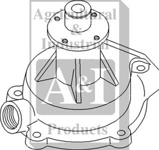 UA30469    Water Pump---Replaces 74008840, 4035757N, 71370786, 4029129 