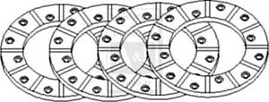 UT3011     Brake Disc Lining Kit---Replaces 751761R92