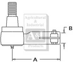 UF02347    Tie Rod--Replaces 81864100, E9NN3289AA