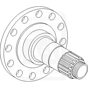 UF00092   APL1351 Hub Carrier Shaft---Replaces 3232082R91, 1502272C1