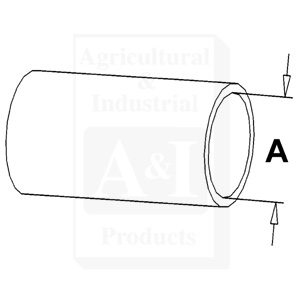 UM20681    Lower Radiator Hose--Replaces 826775M1