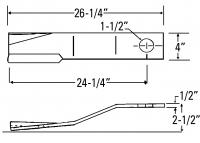 UCP2809    Servis-Rhino Rotary Cutter Blade---Replaces 8588