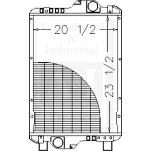 UT1432       Radiator---Replaces 87352191