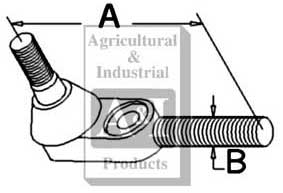 UM2255   Tie Rod End---Replaces 881889M91