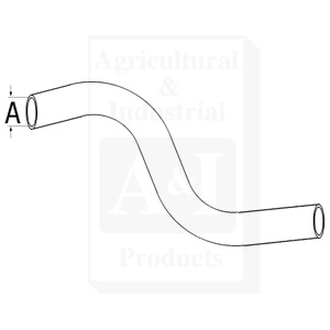 UM20628    Lower Radiator Hose--Replaces 898748M1