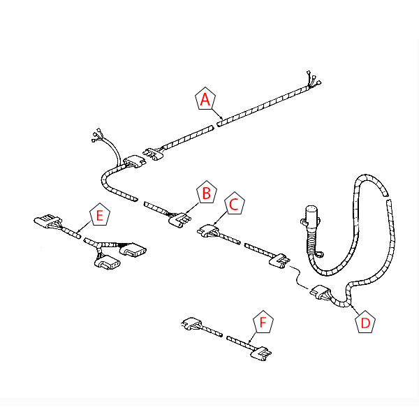 NHMC9612126U  Wiring Harness, Used - 9612126