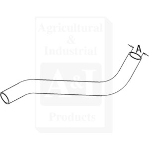 UF20970     Upper Radiator Hose---Replaces 9821598