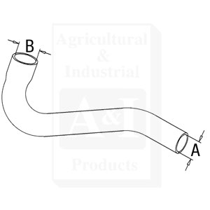 UF20770    Lower Radiator Hose---Replaces 9821599