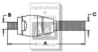 UF02359   Ball Joint --LH--Replaces 9968018