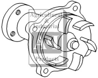 UCA20428    Water Pump---Replaces A152154, A62976, A62155, A48366, A62976  