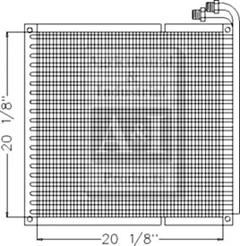 UCA20225   Hydraulic Oil Cooler---Replaces A184084